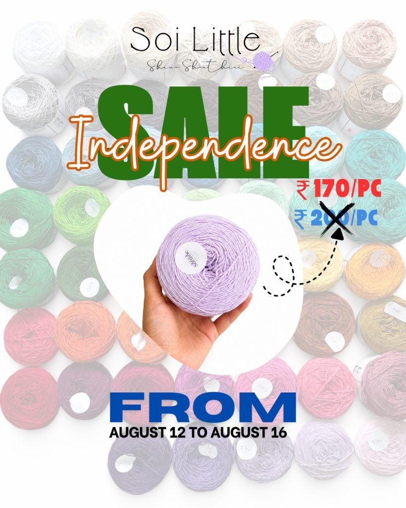 100% Cotton 4-Ply Yarn - 150g